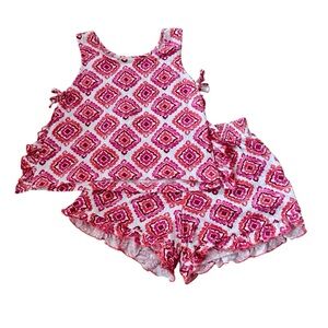 Jessica Simpson Pink & White Matching Set